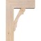 Ekena Millwork Olympic Block Smooth Bracket w/ Offset Brace, Douglas Fir, 7 1/2"W x 20"D x 28"H BKT0806X20X28OLY05SDF - alternate 2